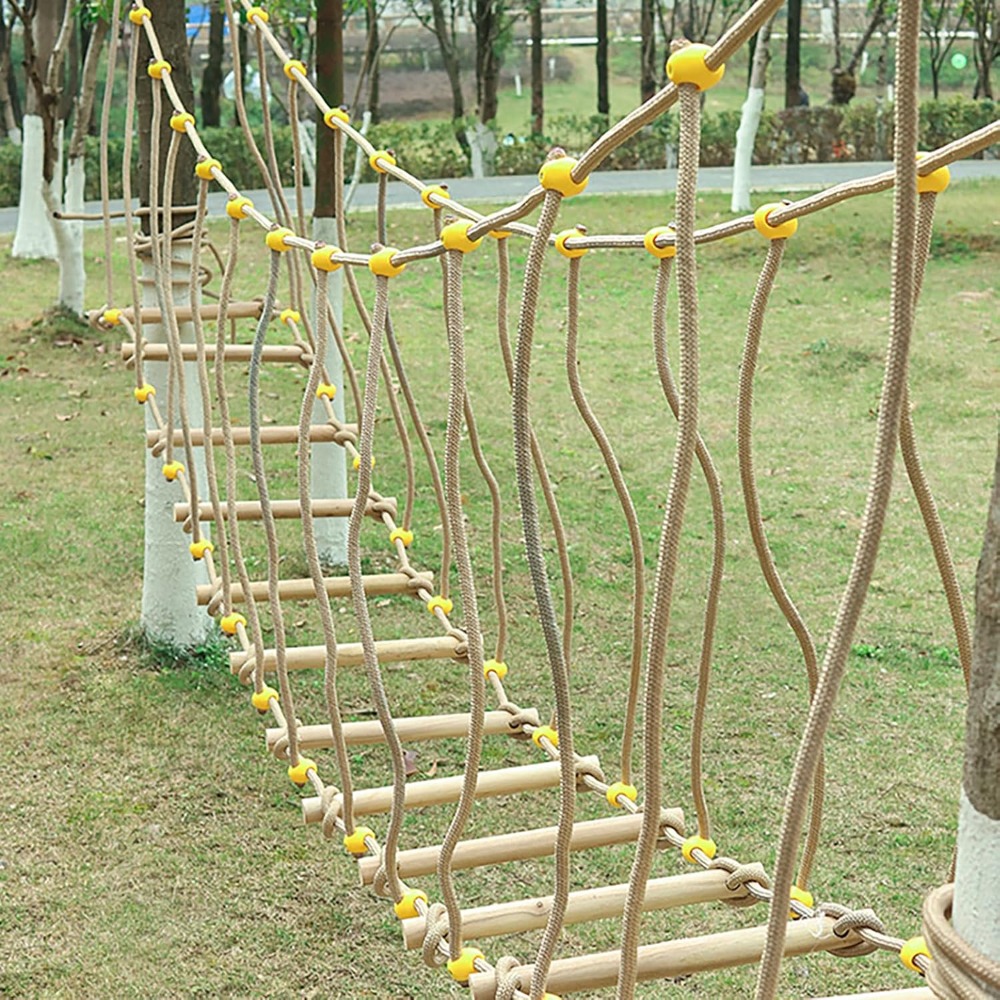Kids Outdoor Climbing Frame - Kleuterschool Fysieke Fitness Training Armsteun Schommelbrug