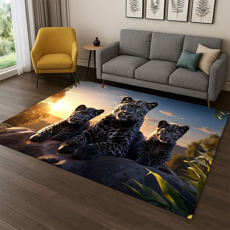 Kids Outdoor Area - Luipaard Cheetah Beest Dierentapijt Tapijt voor