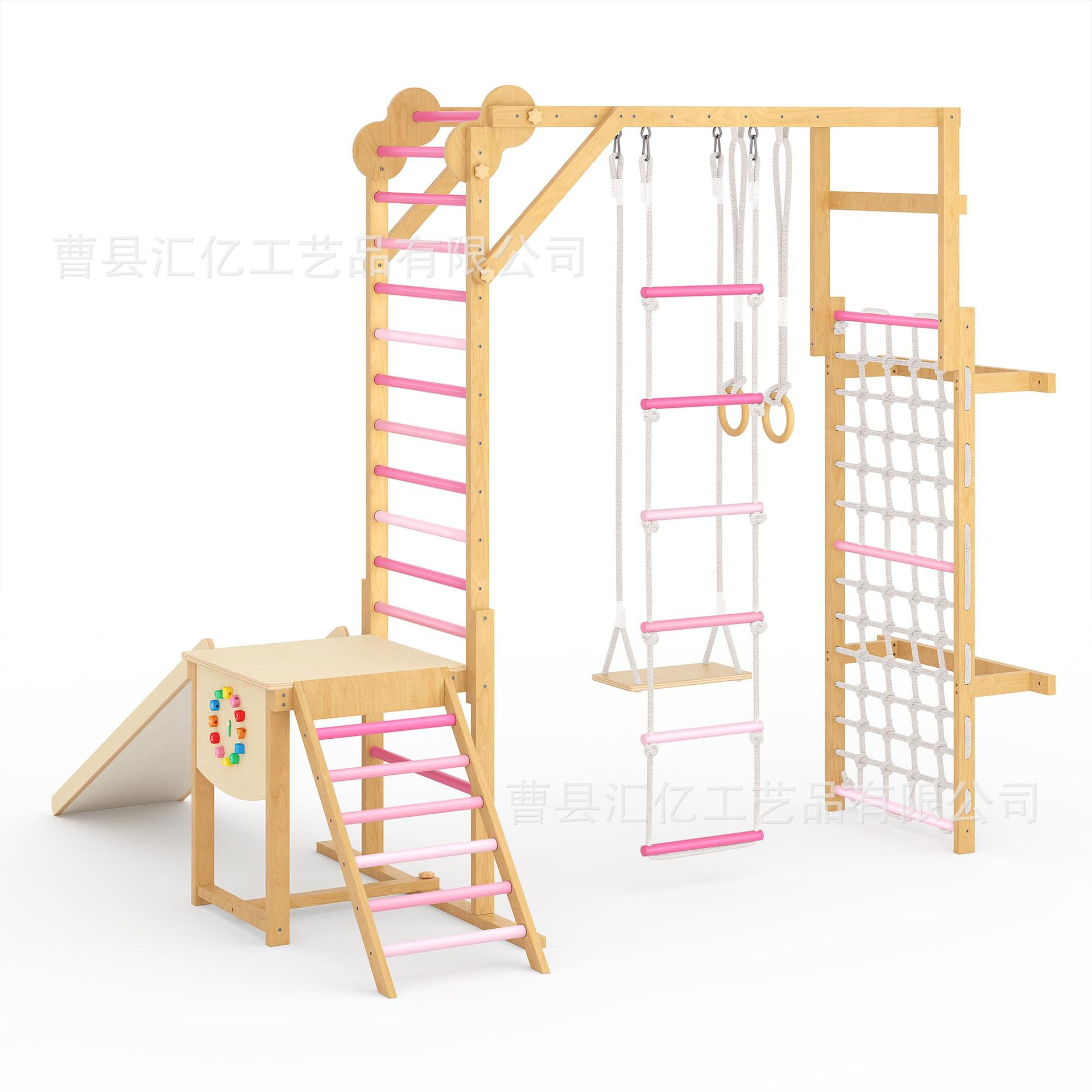 Kids Outdoor Climbing Frame - Indoor houten kinderspeelgoed voor fysieke activiteit,