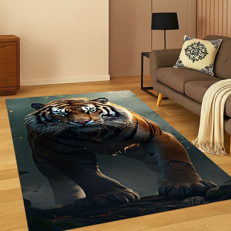Kids Outdoor Area - Tiger Beast Wildlife Cartoon Tapijt Tapijt