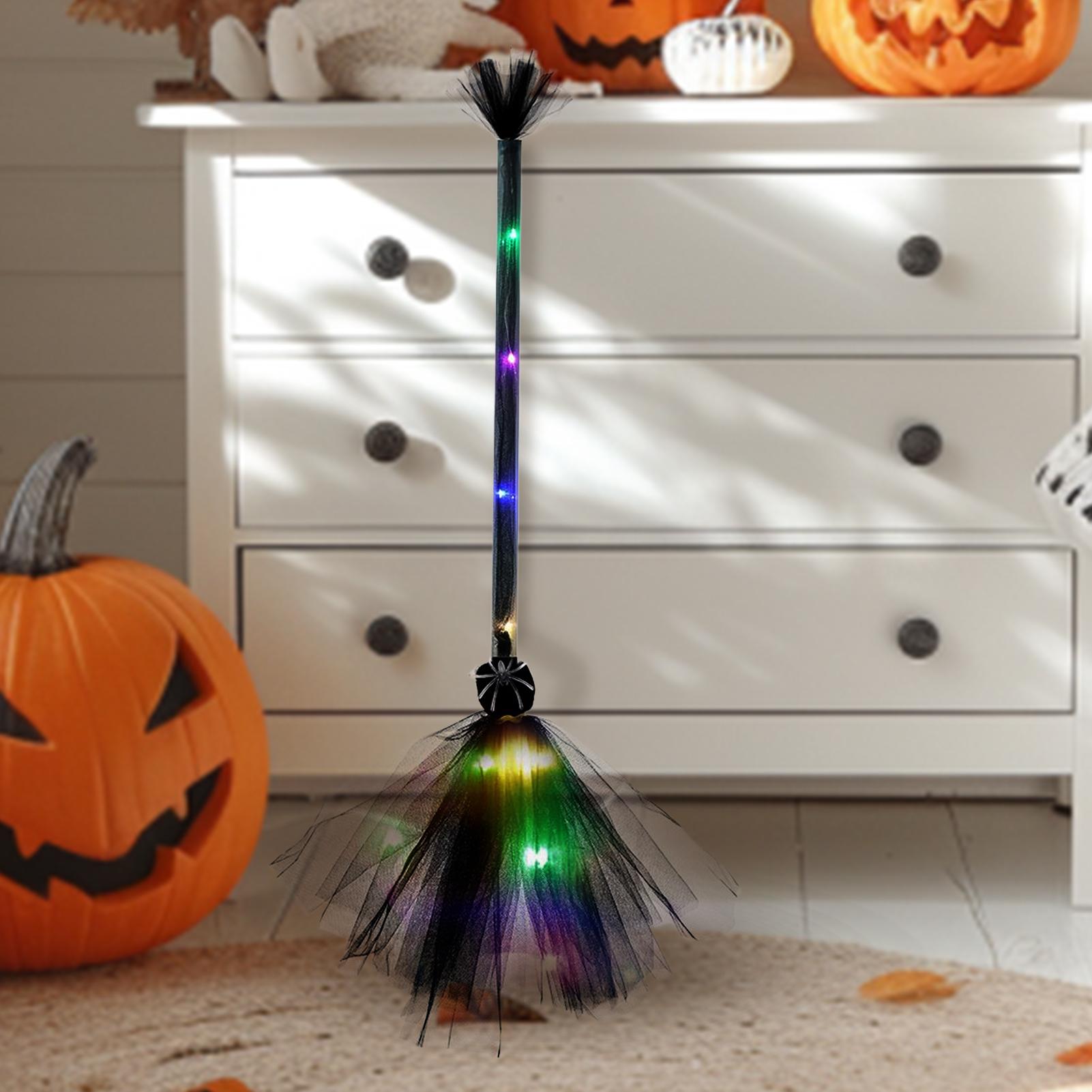 Kids Outdoor Broom - Heksenbezem van mesh, op batterijen, lichtgewicht,