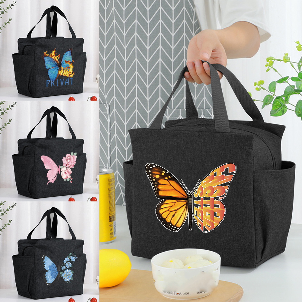 Q Kids Outdoor - Herbruikbare lunchboxtas voor kinderen, geïsoleerde draagtassen,