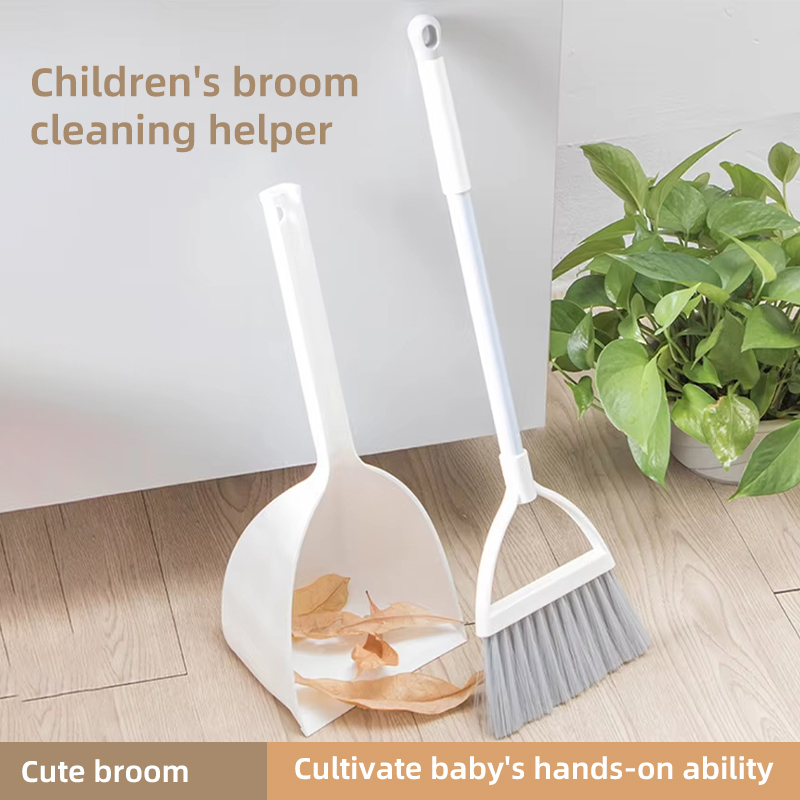 Kids Outdoor Broom - Bezemsteel en stoffer combinatie voor huis,