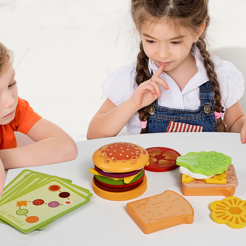 ·Nieuwe houten Hamburg sandwic - Kids Outdoor Kitchen Accessories recensie en prijs