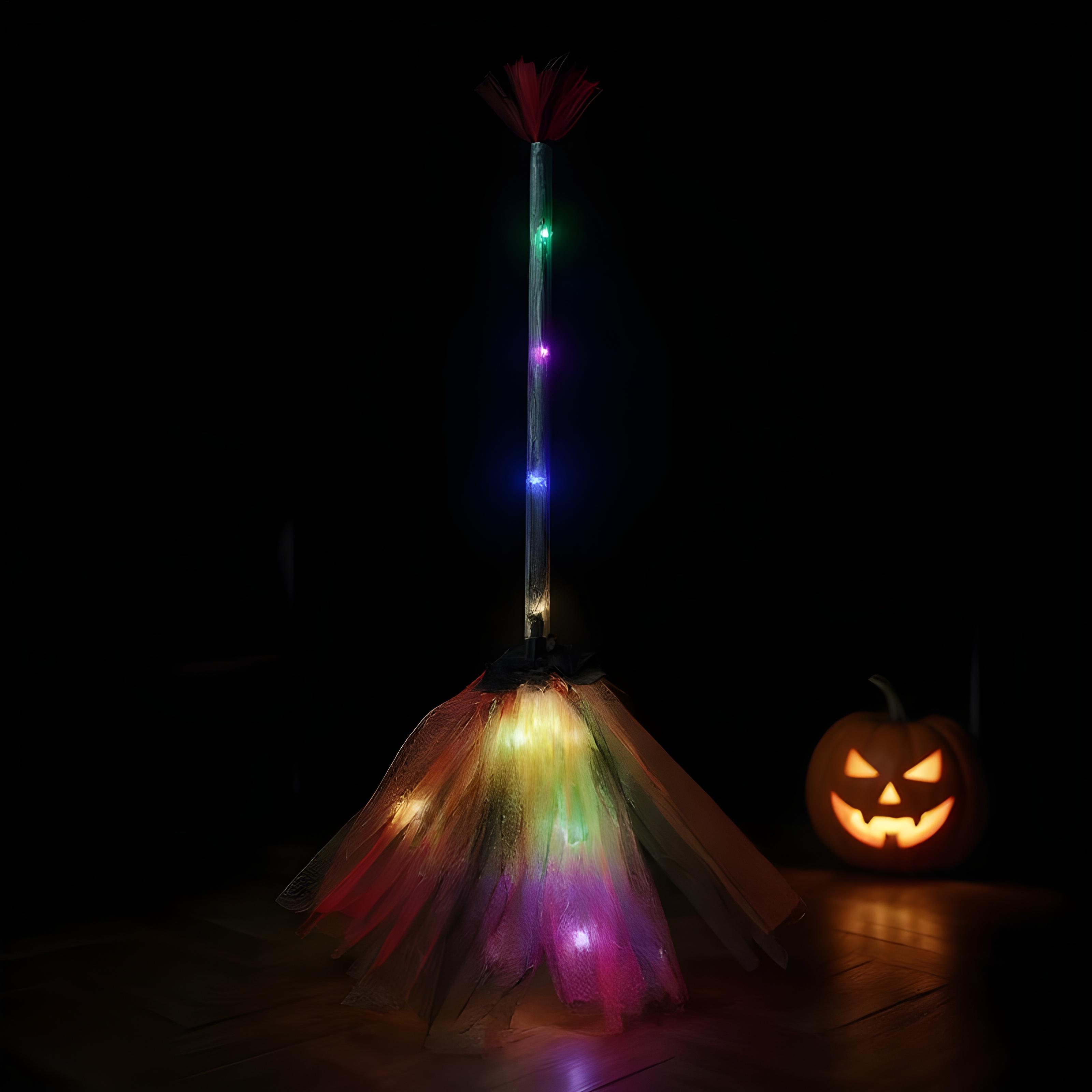 Heksenbezem van mesh, op batte - Kids Outdoor Broom recensie en prijs