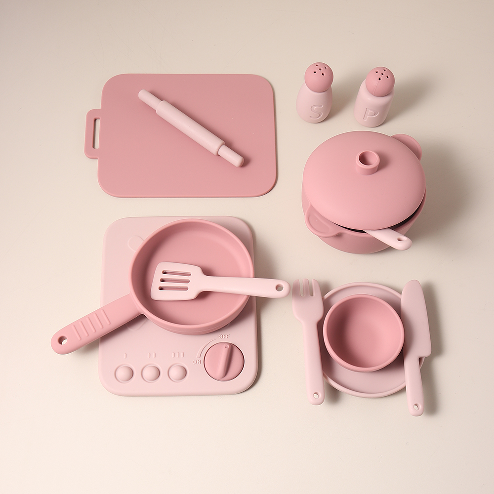 13-delige siliconen kookset sp - Kids Outdoor Kitchen Accessories recensie en prijs