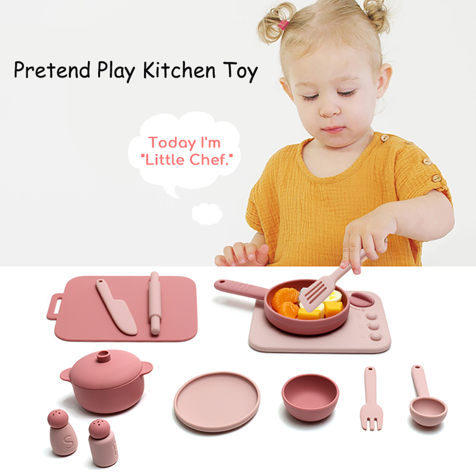 13-delige siliconen kookset sp - Kids Outdoor Kitchen Accessories recensie en prijs