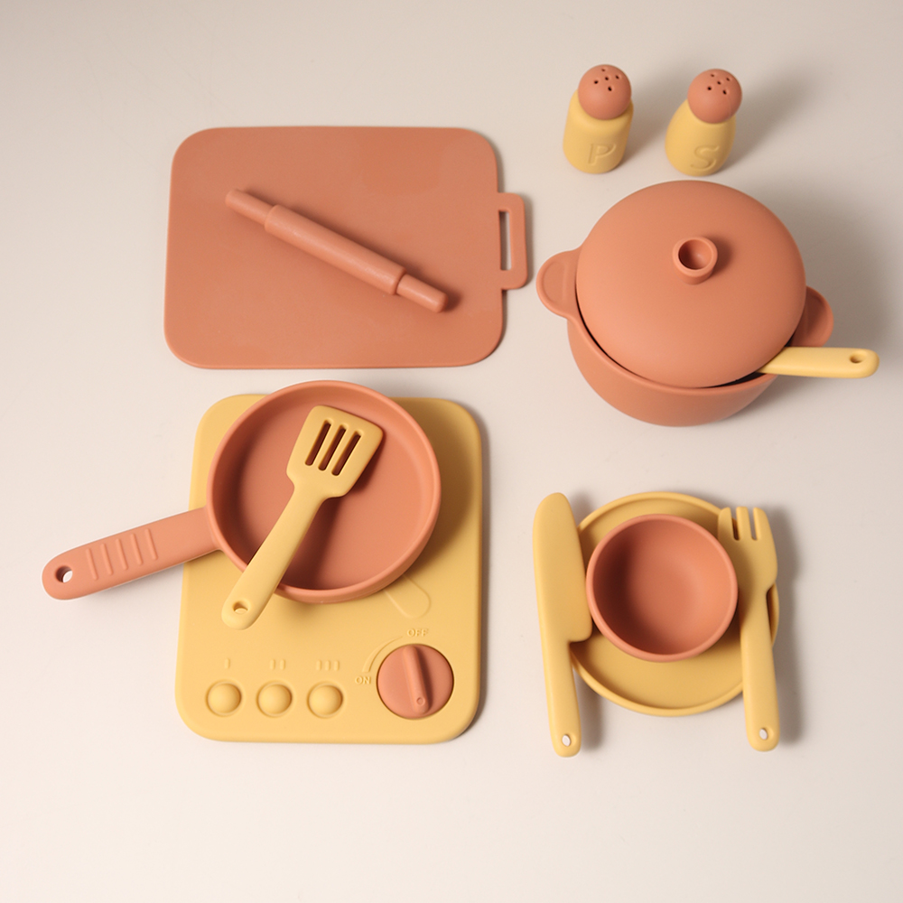 13-delige siliconen kookset sp - Kids Outdoor Kitchen Accessories recensie en prijs