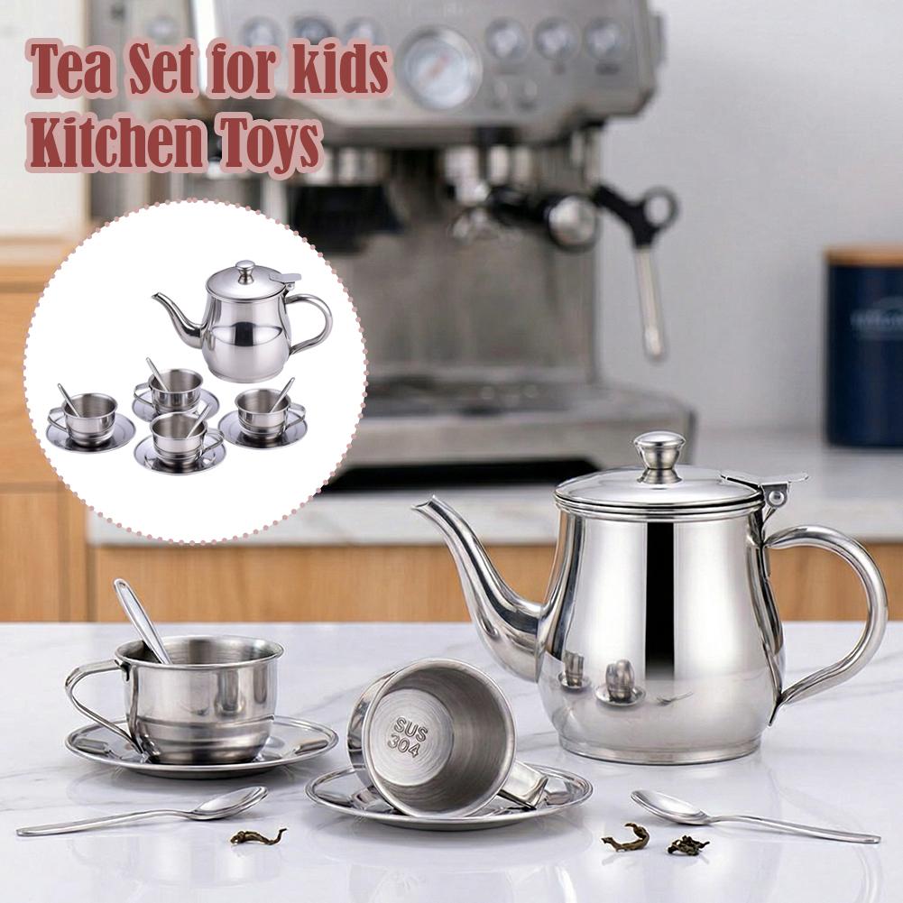 Kinderen roestvrijstalen thees - Kids Outdoor Kitchen Accessories recensie en prijs