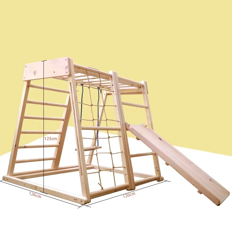 Montessori houten klimrek voor - Kids Outdoor Climbing Frame recensie en prijs