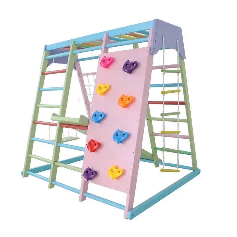 Klimrek voor kinderen van hout - Kids Outdoor Climbing Frame recensie en prijs
