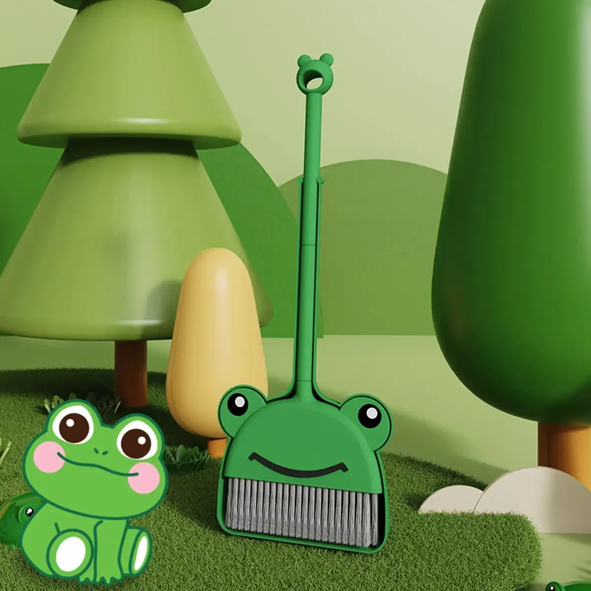 1 set mini-bezem met stoffer v - Kids Outdoor Broom recensie en prijs