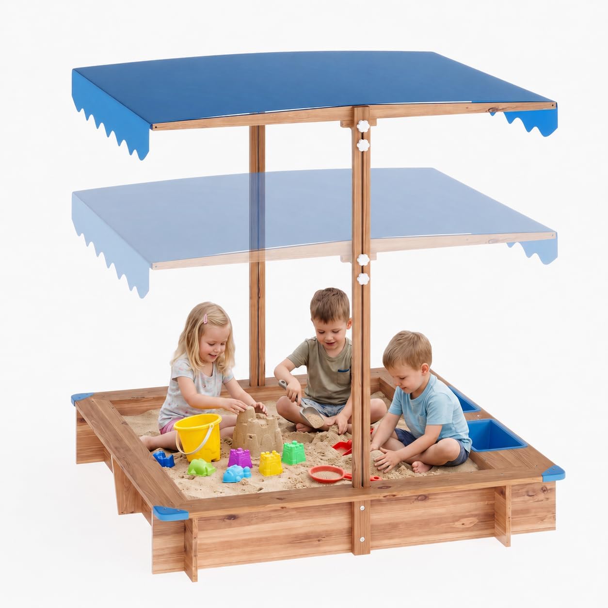 Buitenzandbak voor kinderen, h - Kids Outdoor Area recensie en prijs